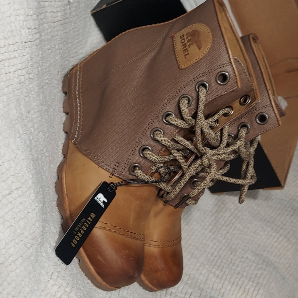 Size9 Sorel PDX Wedge in Cafe color